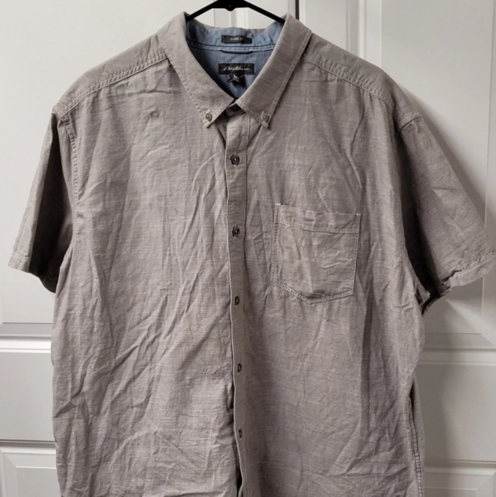 Eddie Bauer Shirt Men's Size: 2XL Nice Button Up Classic Fit
